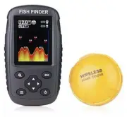 Portable Rechargeable Wireless Fish Finder with Sonar Sensor