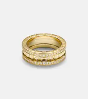 [Bvlgari] Bvlgari B.zero1 18kt gold ring with diamonds O gold