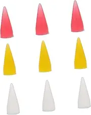 OHPHCALL 3-pack Silicone Pen Tip for Nail Art Rhinestone Picker Head Wax Replacement Easy to Use for Diy Nail Design