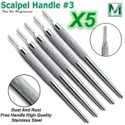 X5 Dental Surgical Scalpel Handle Blade Holder With Round Pattern Stainless