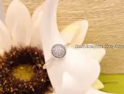 NEW Pandora Sterling Silver DAZZLING DROPLET Clear Pave Ring 58 8.5 191009CZ RET