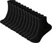 [Rolanrosa] Women's Ankle Socks Cotton Gym Socks Mini Athletic Crew Socks running Socks for women 6 Pairs