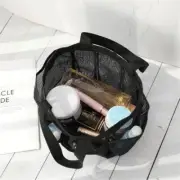 Mesh Shower Caddy Portable for College Dorm Large Bathroom Tote Bag with 8 Pocke