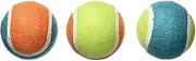 BIP Rubber Light Weight Cricket Tennis Ball (Multicolour ) - Pack of 3