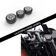 CNC Contrast Cut Upper Fork Stem Covers FIT HD FLS FLSS FLSTF FLSTFB/5 Star
