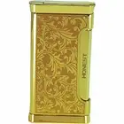 Honest Single Jet Super Slim Arabesque Lighter Torch Windproof Lighter- Gold