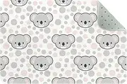 Entrance Doormats for Indoor Outdoor Entry Garage High Traffic Areas Shoe Rugs, Super Absorbent Door Mats Cute Cartoon Koala Pattern 35 x 24 Inch