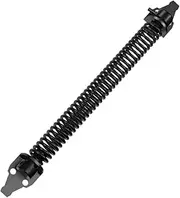 skysen 14" fence gate spring self closing and adjustable for wooden or vinyl fence,carbon steel,black(gate spring-14")