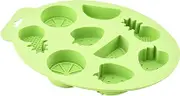 Tropical Fruit Trays - Silicone Fruit Shape Molds | Reusable Easy-Release Food Storage Container for Ice, Chocolate, Cocktails, Water, Kid Food and Fruit