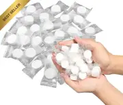 200PCS Compressed Towels, Portable Mini Coin Cotton Tissue, Soft & Durable