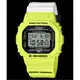 CASIO 卡西歐 G-SHOCK 黃白撞色 超吸睛錶 - 閃電黃色 (DW-5600TGA-9)[秀時堂]