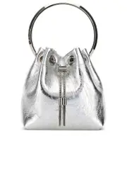 Jimmy Choo Bon Bon Leather Bucket Bag