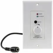 Bluetooth® v4.2 Wall Plate Stereo Ampifier Receiver 24W for Speakers TV Audio