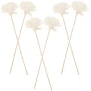 6 Pcs Aromatherapy Rattan Flame Fragrance Oil Diffuser Scent
