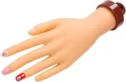 FOMIYES Manicure Practice Hand Model Nail Art Training Tool Fake Hand for Nail Art Practice Nail Tools Press Nails French Tip Nail Hand Practice Fake Hand Model Manicure Training Hand Pvc