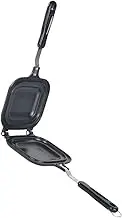 Double Sided Breakfast Sandwich Maker Non Stick Frying Pan for Home Outdoor Use Easy Operation Grilled Cheese Sandwich Fry Pan Keeps Ingredients Intact Versatile Cooking Tool