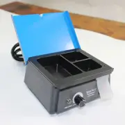 Dental Lab Wax Heater Pot 3-Well Analog Heater Melting Dipping Pot Machine 220V