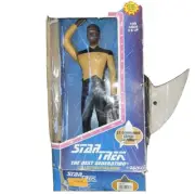 Vintage 1993 Enesco Star Trek Lt. Commander Geordi La Forge 10" Figure