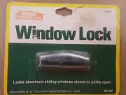 HOME PROTECTION WINDOW LOCK 597XC - LOCKS ALUMINUM SLIDING WINDOWS CLOSED