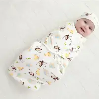 在飛比找momo購物網優惠-【JoyNa】可調式簡易嬰兒包巾(懶人包巾)