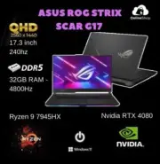 Asus Rog Strix G 17 Laptop NVIDIA RTX 4080 Ryzen 9 7945hx