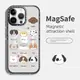 適用于蘋果14ProMax手機殼iphone15pro透明新款Magsafe磁吸充電13卡通小狗PM高級感11全包防摔12套ip可愛潮牌