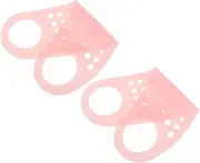 HONITANO 2pcs Lifting Belts for Women Silicone Double Chin Reducer Ear-hanging Design for Instant Shaped Contour Reusable Skin Tightening for Home Travel
