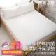 【寢城之戀】台灣製造 國際雙認證 3M吸濕排汗技術處理+日本大和防螨 床包式保潔墊(白)