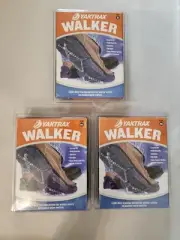 YakTrax Walker Light Duty Snow Ice Winter Traction Device Cleats Lot Sm & Med x2
