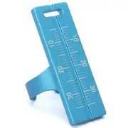 2Pcs Aluminum Alloy Plamer Finger Ruler Measurement Tool Ring Ruler Measuring Instrument