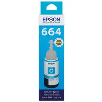 在飛比找momo購物網優惠-【EPSON】664 原廠藍色墨水罐/墨水瓶 70ml(T6
