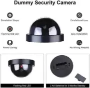 Dummy Camera Fake Security CCTV Dome Camera Flashing Red LED Light Motion Sensor