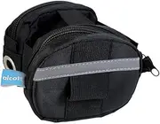 alcott Retractable Leash Luggage for Small & Medium Leashes, Black
