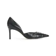 [Giorgio Armani] Giorgio Armani-Black Lamb Leather Pumps-Donna 36 IT