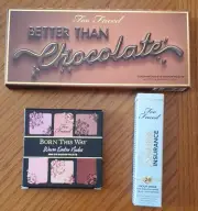 Too Faced Eye shadow Palette Lot*Better than Chocolate*Born this way*primer*new*
