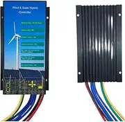 BAOJUHUIKANG 12V/24V Auto Match Mini Wind Generator Controller,MPPT Wind Turbine Charge Controller Automatic IP67 Wind Power Regulator Suitable for 400W Wind Turbine System,48V