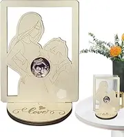 Sonogram Photo Frame - Baby Ultrasound Photo Frame - Moms Baby Sonogram Frames, Ultrasound Picture Holiday Ornament, Wooden Picture Frames for Expecting Parent