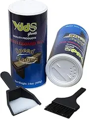 Shuffleboard Wax - Shuffleboard Sand 2 Pack with Mini Brush and Dustpan Set (2 x 14oz)