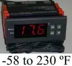 Fahrenheit Temperature Controller Thermostat Auto switch Heat Cold Refrigerator