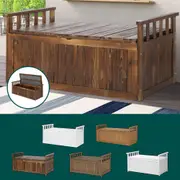 ALFORDSON Outdoor Storage Box Wooden Garden Bench Chest Tool Sheds L XL