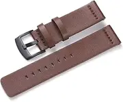 YingYou Oil Leather Watchband Quick Release Watch Band Wrist Strap 18mm 20mm 22mm 24mm With Black Silver Stainless Steel Buckle