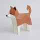 bog craft｜立體動物紙藝 柴犬／TINY