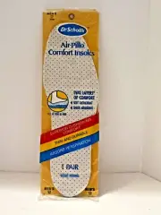 Dr. Scholl’s Air-Pillo Insoles Two Layer Comfort Men Size 12 Machine Washable