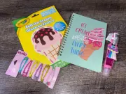 Claire’s unicorn doughnut rainbow clips Crayola felt kit ice-cream Diary Lot