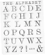 HOODANCOS DIY Letter Stamps Set Versatile Alphabet Stamps for Card Making Journaling Empowering Words Stamps Australian Made