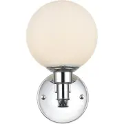 Living District LD7317W6CH Cordelia 1 Light 6 inch Chrome Bath Sconce Wall Light