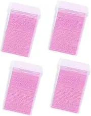WOONEKY Eyelash Extension Remover 4 Boxes of 800 Sheets Lash Cleaning Wipes Cotton Non-woven Perfect for Women