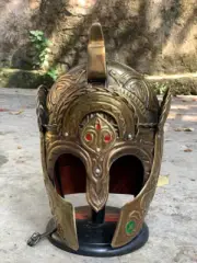 Medieval Viking Raven Helmet - Norse Warrior Knight Helmet Halloween Costume