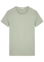 Moncler Logo Cotton T-shirt - Khaki - L (UK14 / L) L (UK14 / L)