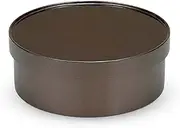 J-Kitchens Boxed Tea Bin, Diameter 12.8 x 5.0 inches (32.6 x 12.7 cm), Cut, Tea Bin, Large, Storage Pearl, Made in Japan, Brown